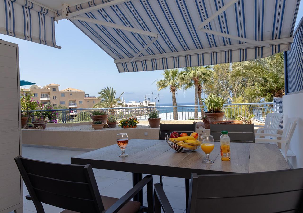 105 Kings Palace - Fabulous 2 Bed, 2 Bath, Large Patio With Garden - Sea Views Paphos Exterior foto