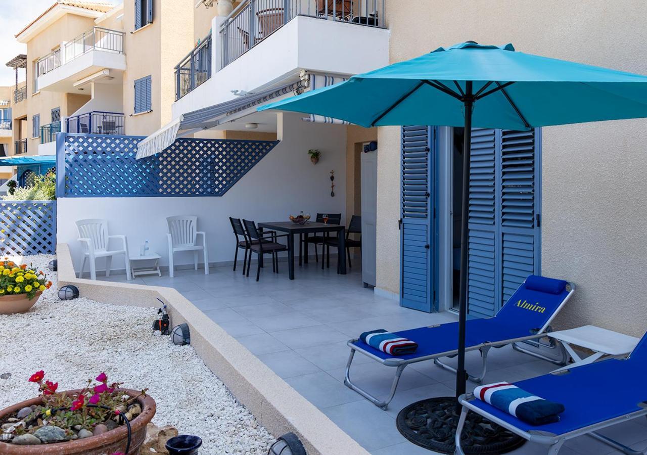 105 Kings Palace - Fabulous 2 Bed, 2 Bath, Large Patio With Garden - Sea Views Paphos Exterior foto